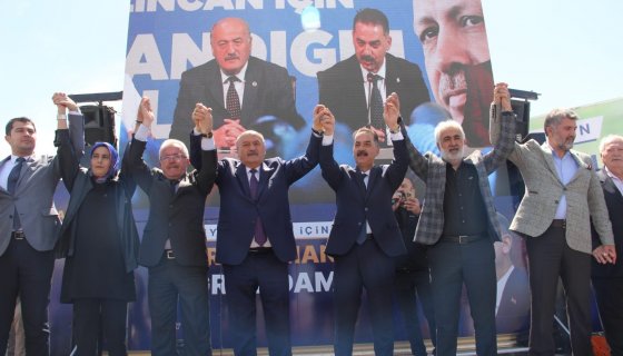 AK Partiden Miting Havasında Seçim Ofisi Açılışı