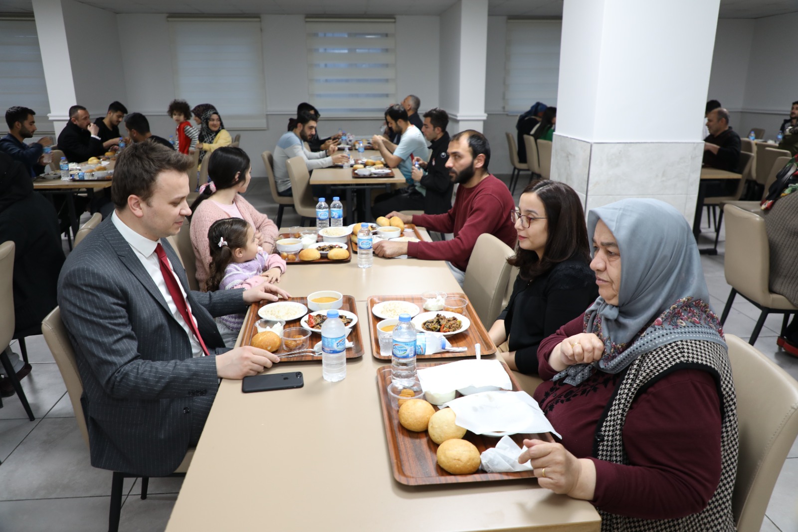 Erzincan'da Misafir Edilen Depremzedelerle İftar Yapıldı