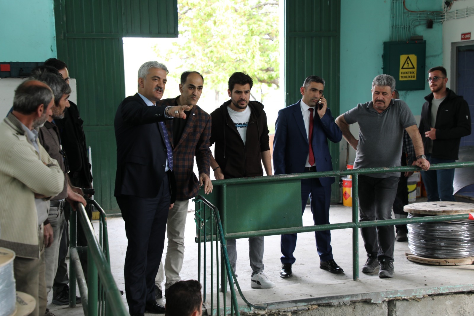 Vali Makas, P1 Pompaj Tesisleri'nde İncelemelerde Bulundu
