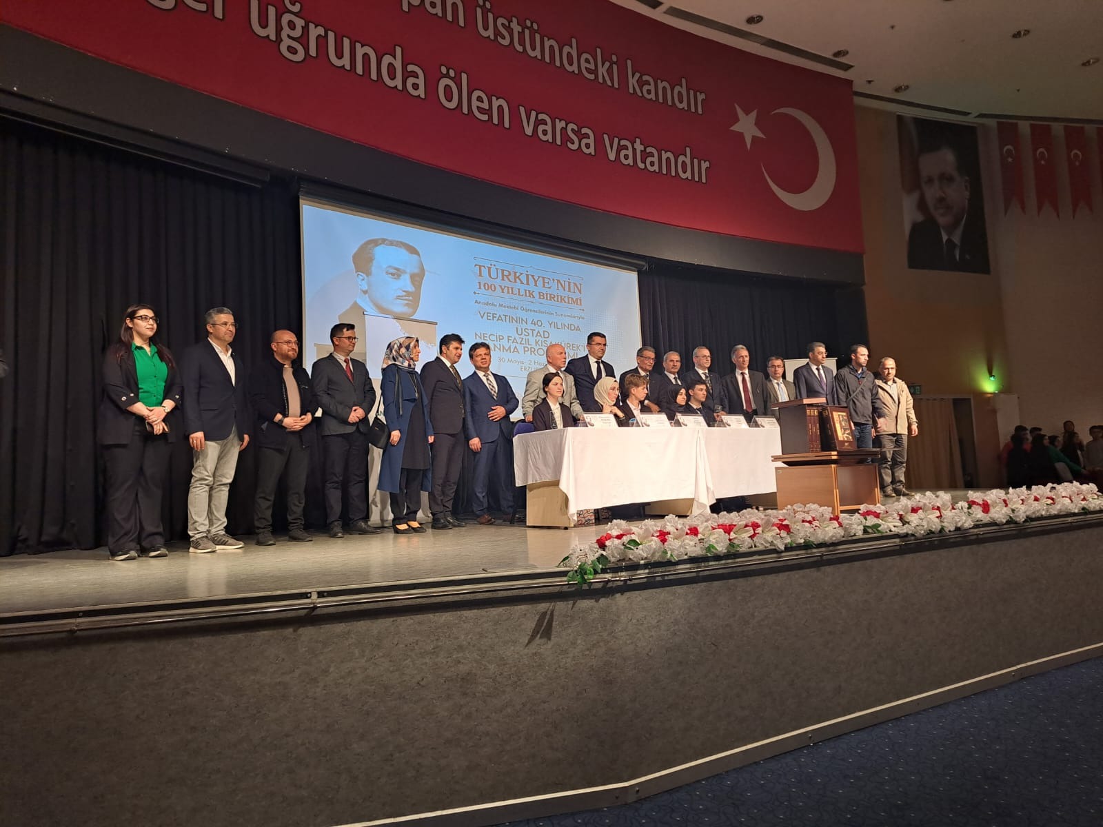 Üstad Necip Fazıl Anıldı