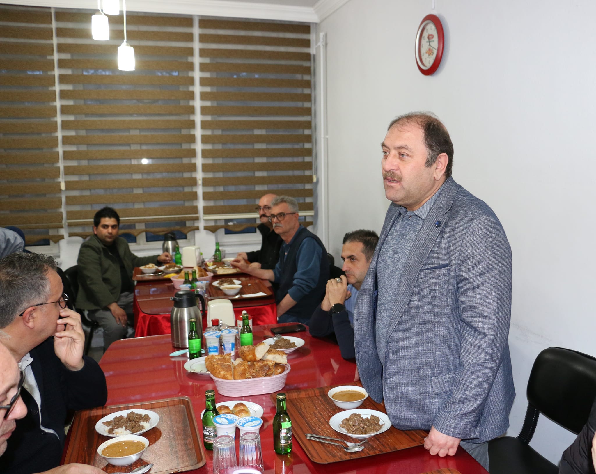 Tarım personelleri iftarda bir araya geldi 