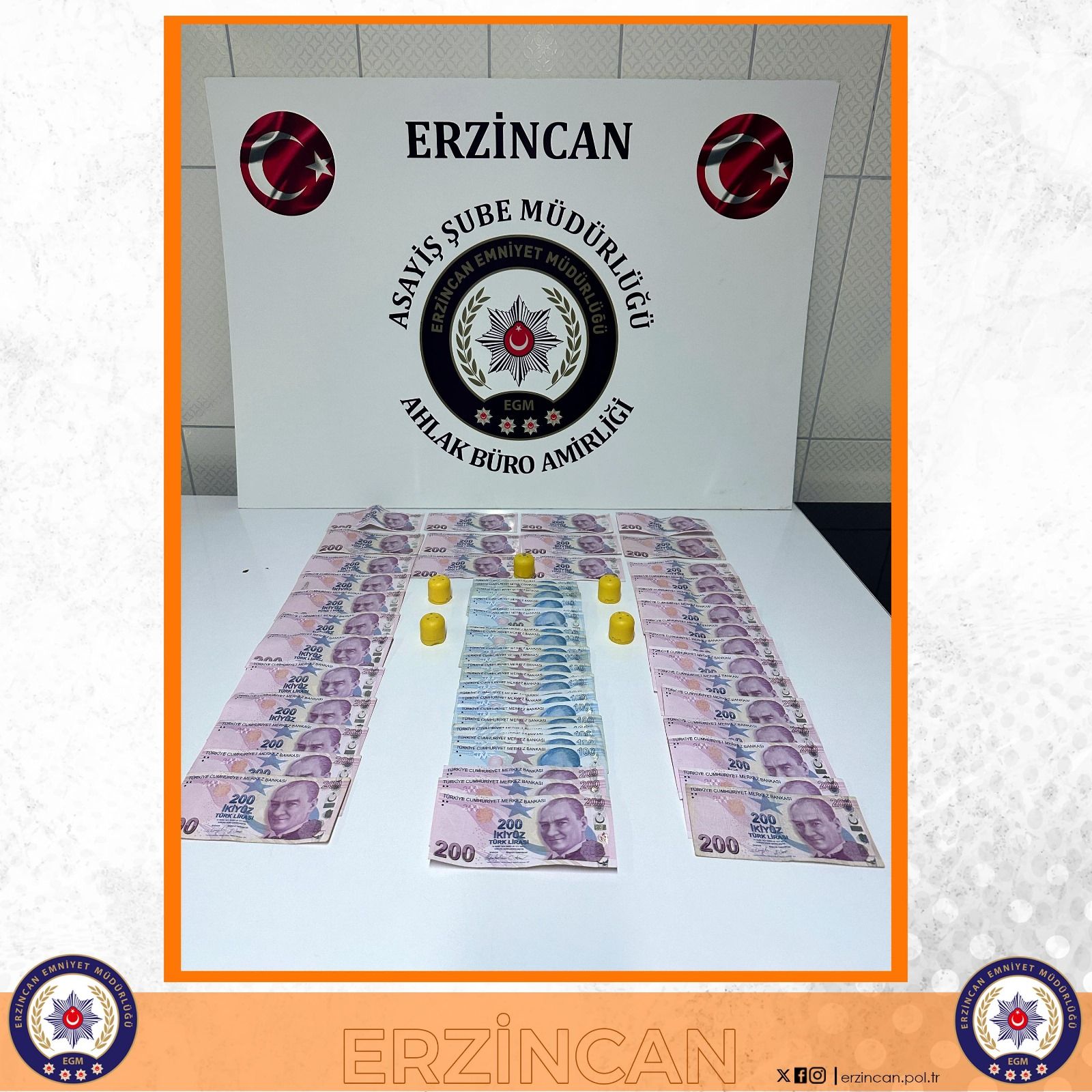 Erzincan Emniyetinden Kumar Operasyonu