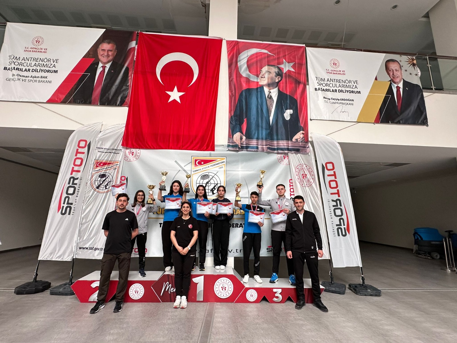Erzincanlı Atıcılardan Mersin'den 5 madalya 