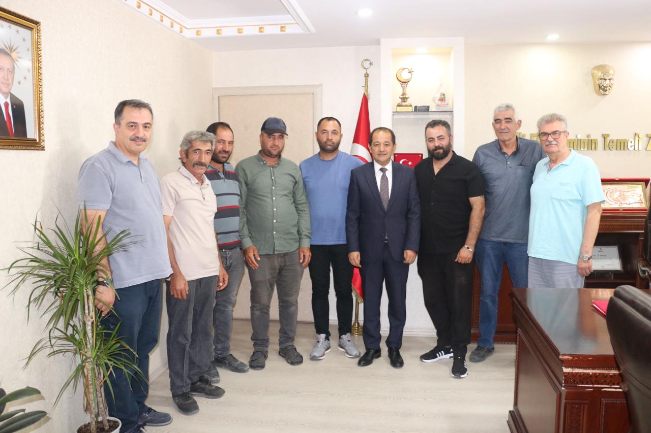 Erzincanlı çiftçilere makine ekipman desteği