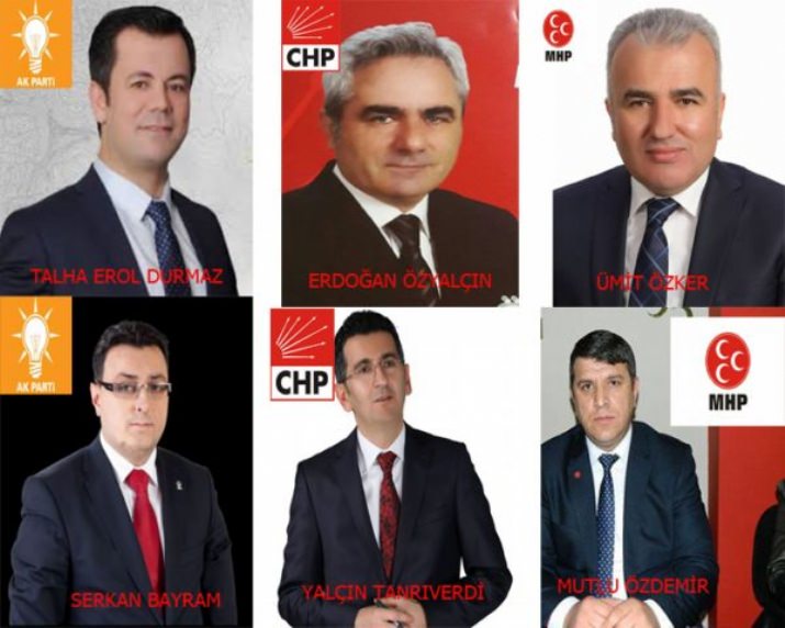 AKP, CHP ve MHP'nin Adayları Belirlendi