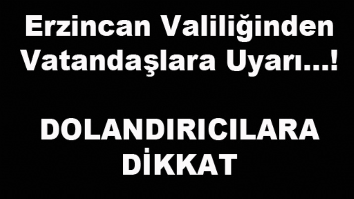 65 Yaş Üstü Vatandaşlara Dolandırıcılık Uyarısı