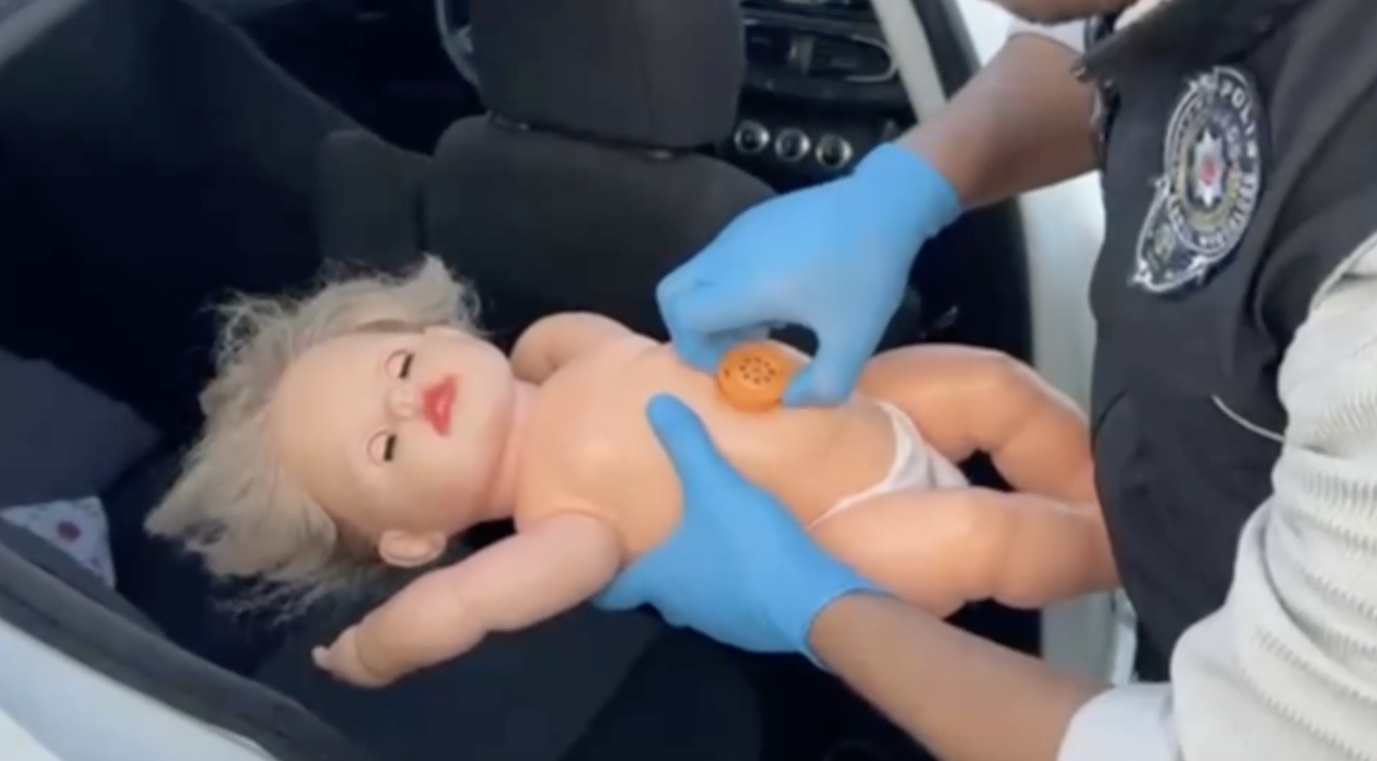 Bebek içerisinden uyuşturucu çıktı 