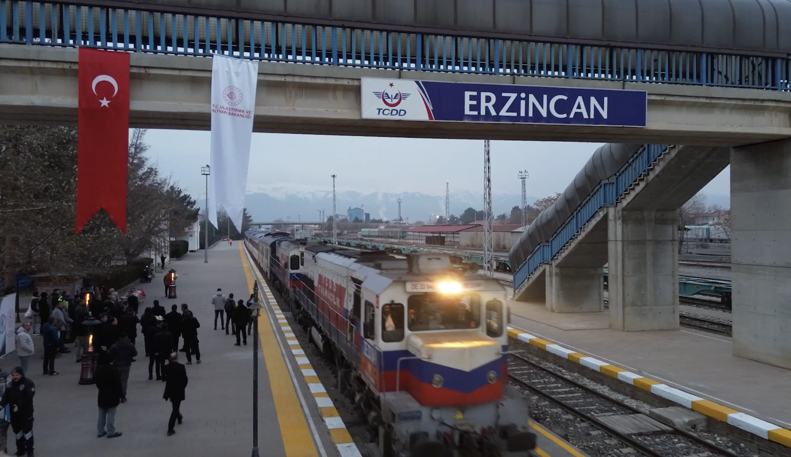 Turistik Doğu Ekspresi, Erzincan’da mola verdi