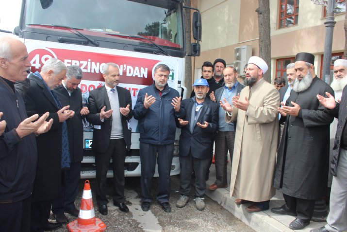 Erzincan İHH Doğu Guta’ya 80 Bin TL değerinde yardım malzemesi gönderdi