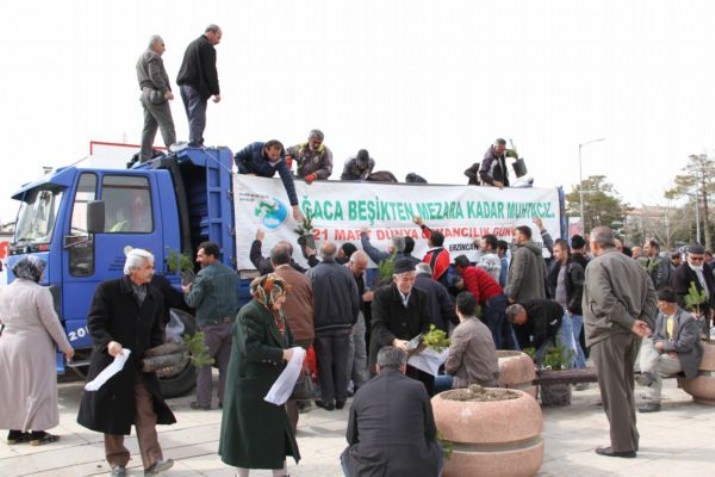 5 Bin Fidan Dağıtıldı