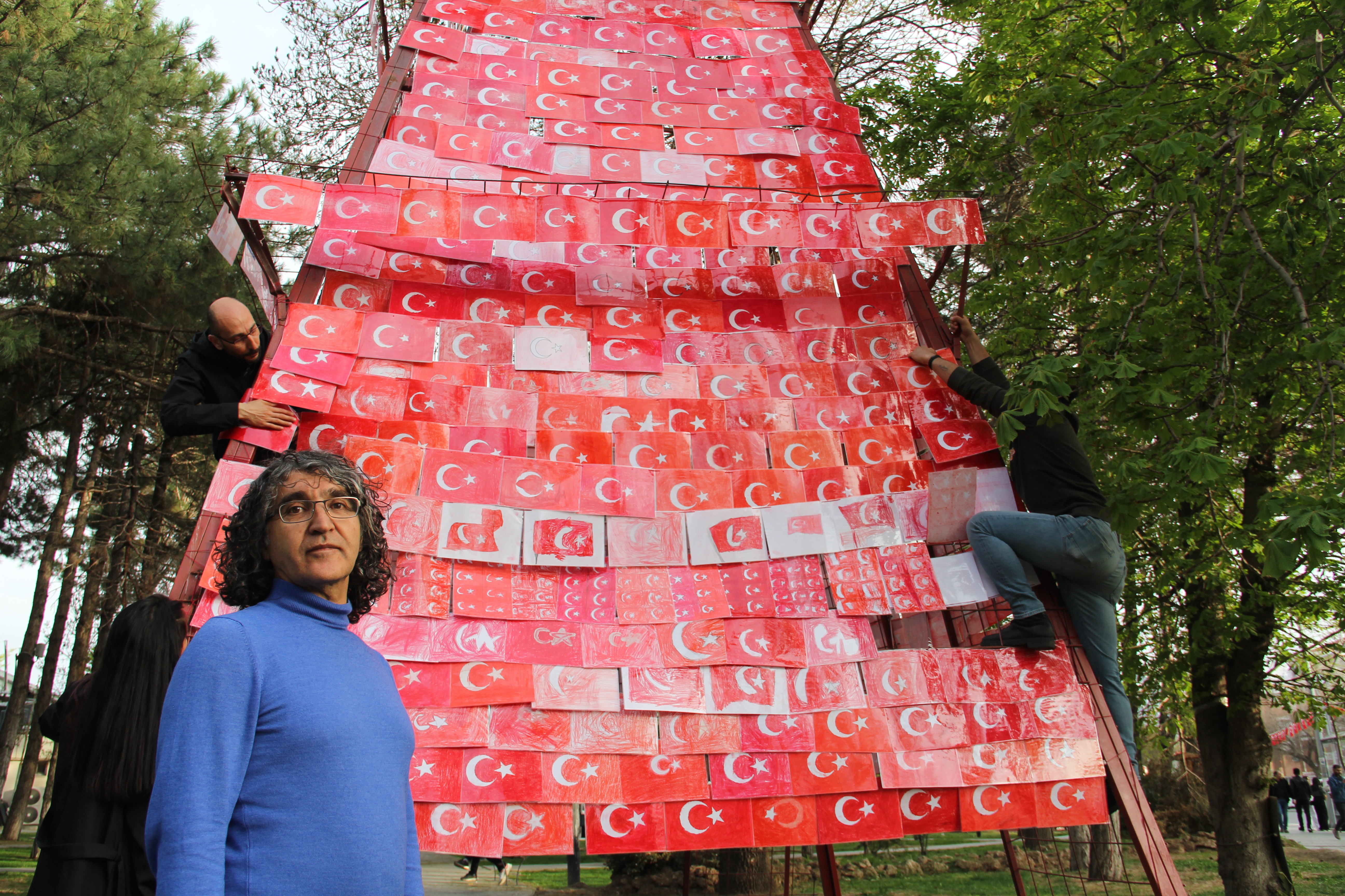 Bini aşkın bayrak ile 23 Nisan´a özel çalışma