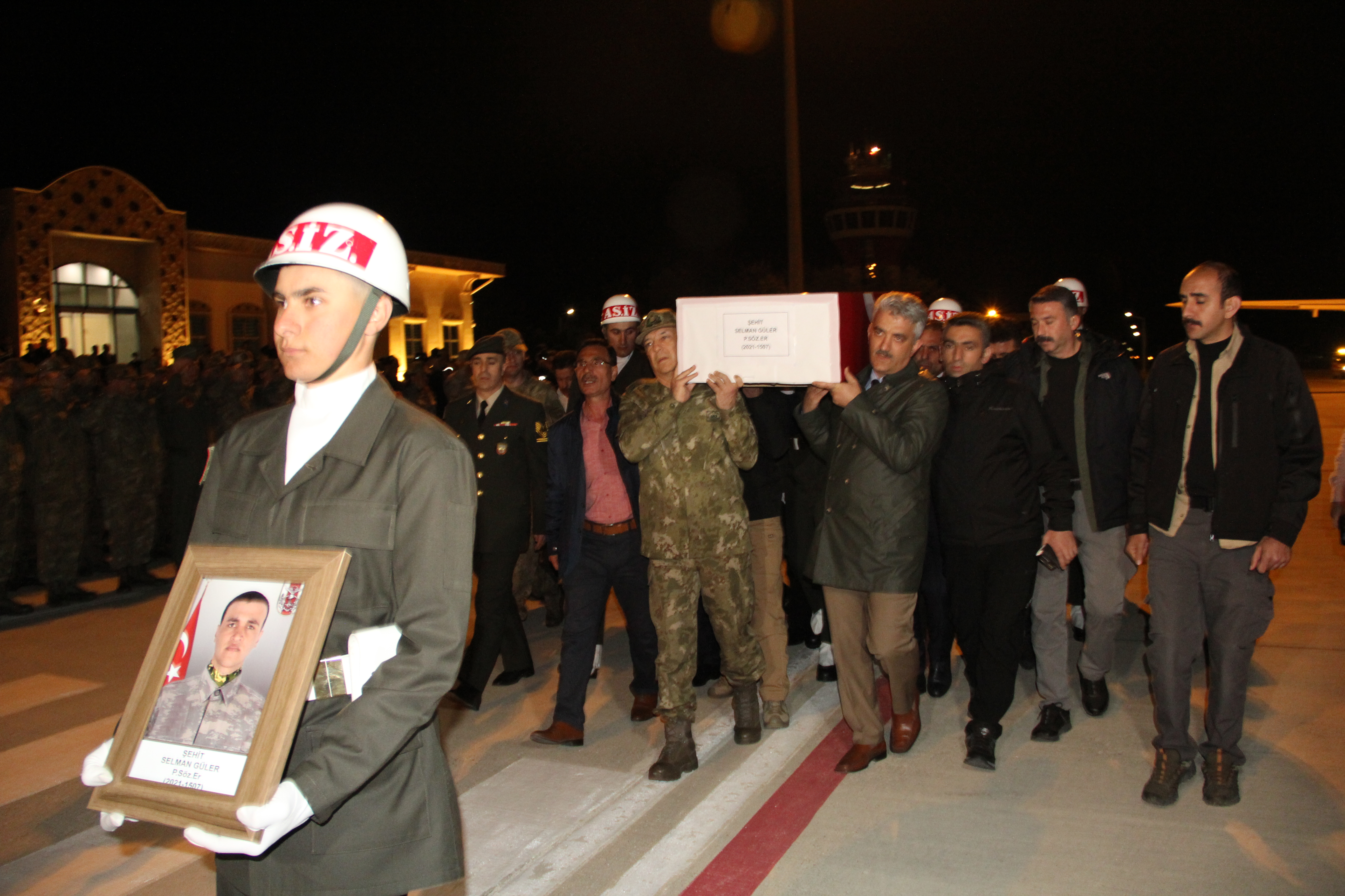 Şehit Güler, için Erzincan'da uğurlama töreni düzenlendi
