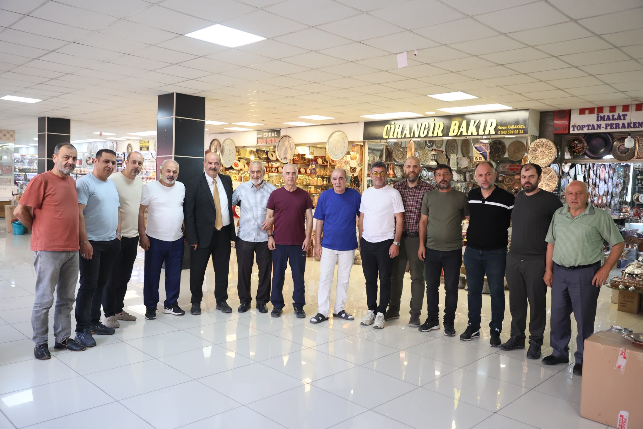 Erzincan TSO Başkan Adayı Süleyman Tan, Yeraltı Çarşısı Esnafı ile Biraraya Geldi
