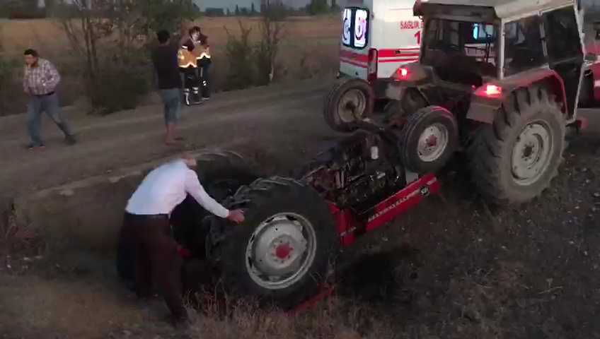 Traktörün Altında Kalan Sürücü Yaşamını Yitirdi 