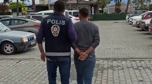 Bakır hırsızı yakalandı