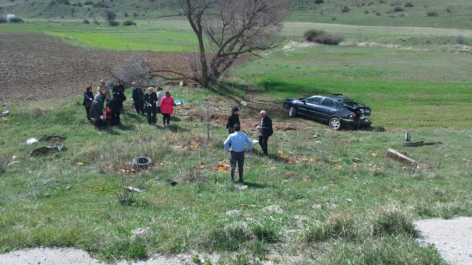 Erzincan’da meydana gelen trafik kazasında 3 kişi yaralandı