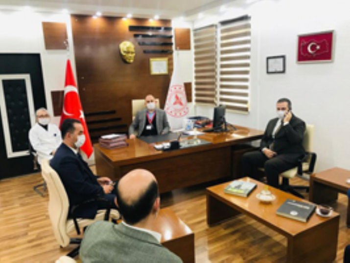 AK Parti Heyetinden, Sağlık Çalışanlarına Ziyaret