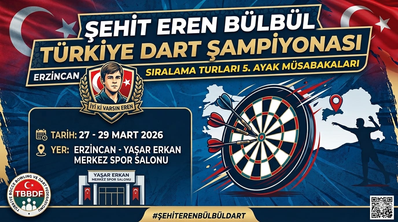 Erzincan’da Dart Heyecanı Başlıyor
