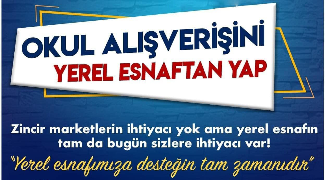 Erzincan ESOB Başkanından “Okul alışverişini yerli esnaftan yapın” çağrısı