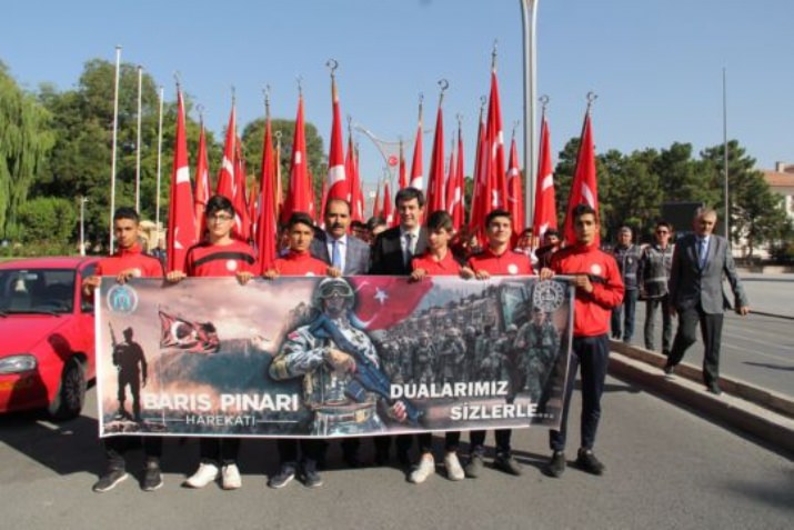 Öğrencilerden Barış Pınarı Harekattına Destek