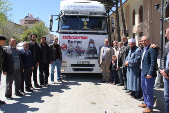 İHH 48. Yardım Tır’ını İdlib’e Yolladı
