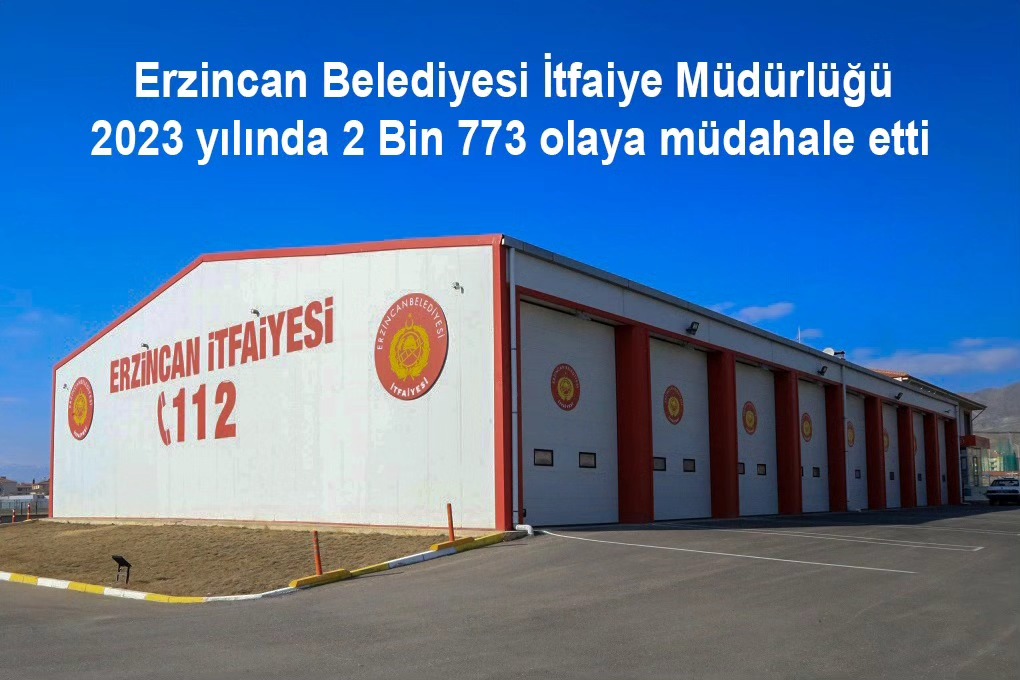 2023 yılında 2 Bin 773 olaya müdahale ettiler