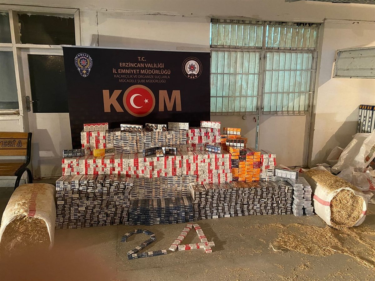 13 Bin 160 Paket Gümrük Kaçağı Sigara Ele Geçirildi