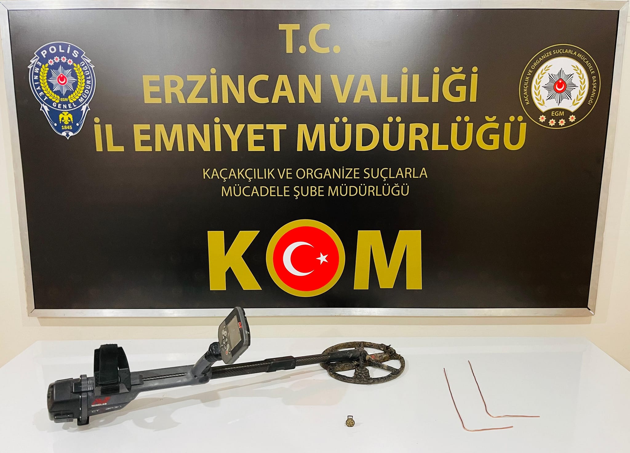 Tarihi eser ele geçirildi