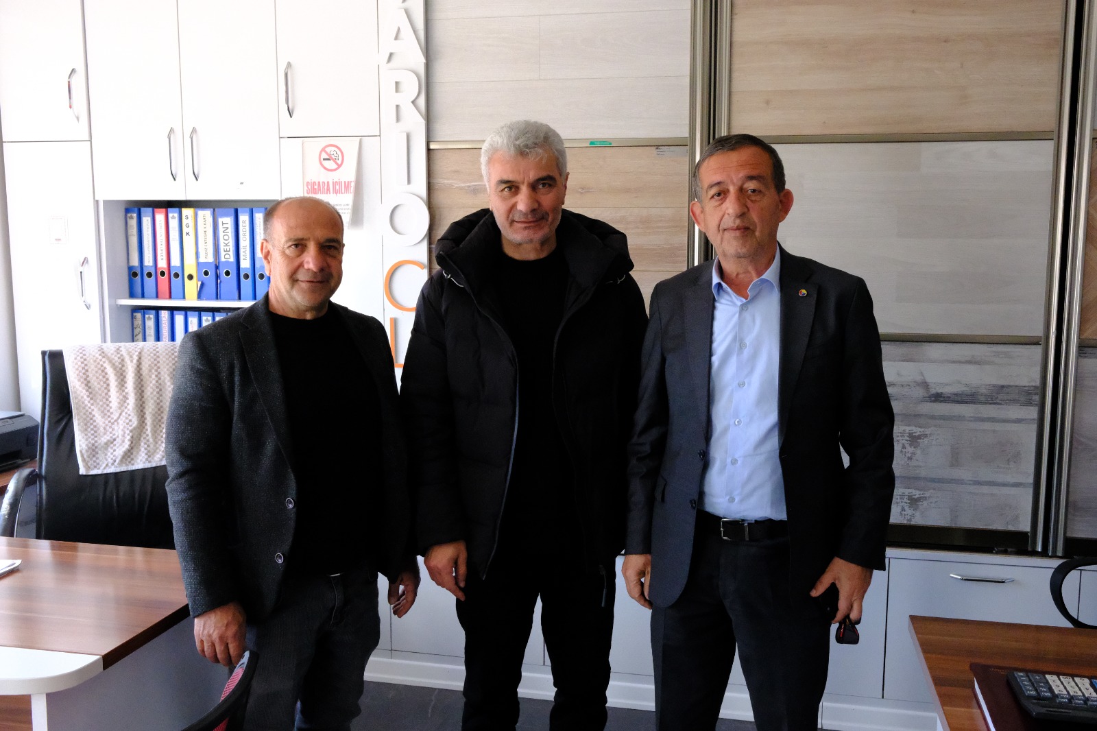 Başkan Ahmet Tanoğlu, Keresteciler Sitesi Esnafıyla Bir Araya Geldi