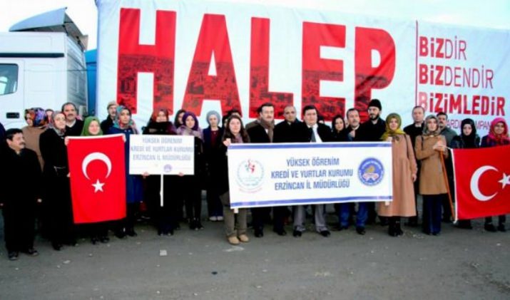 KYK Öğrencilerinden Halep’e Yardım