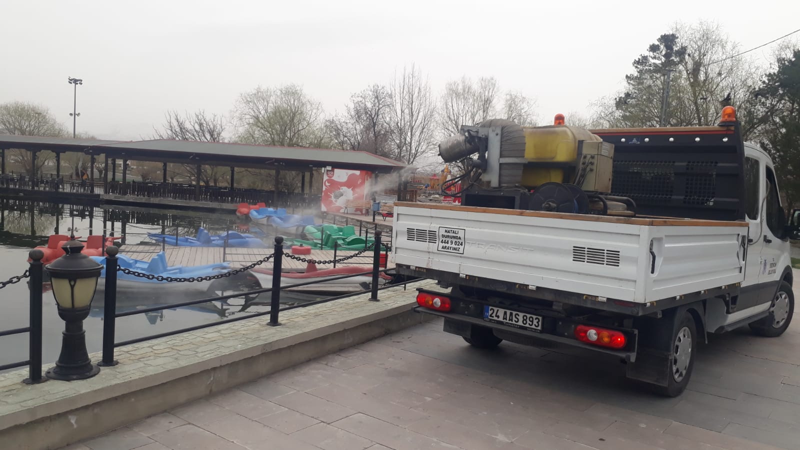 Larva ilaçlama çalışmaları başladı