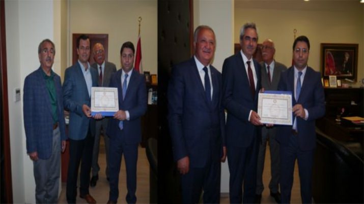Durmaz ve Özyalçın Mazbatalarını Aldı