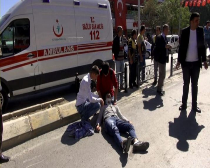 Motosiklet Kazasında 2 Yaralı