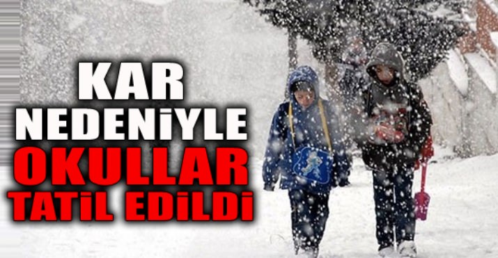 Okullar Tatil Oldu Ancak İlk Dersten Sonra