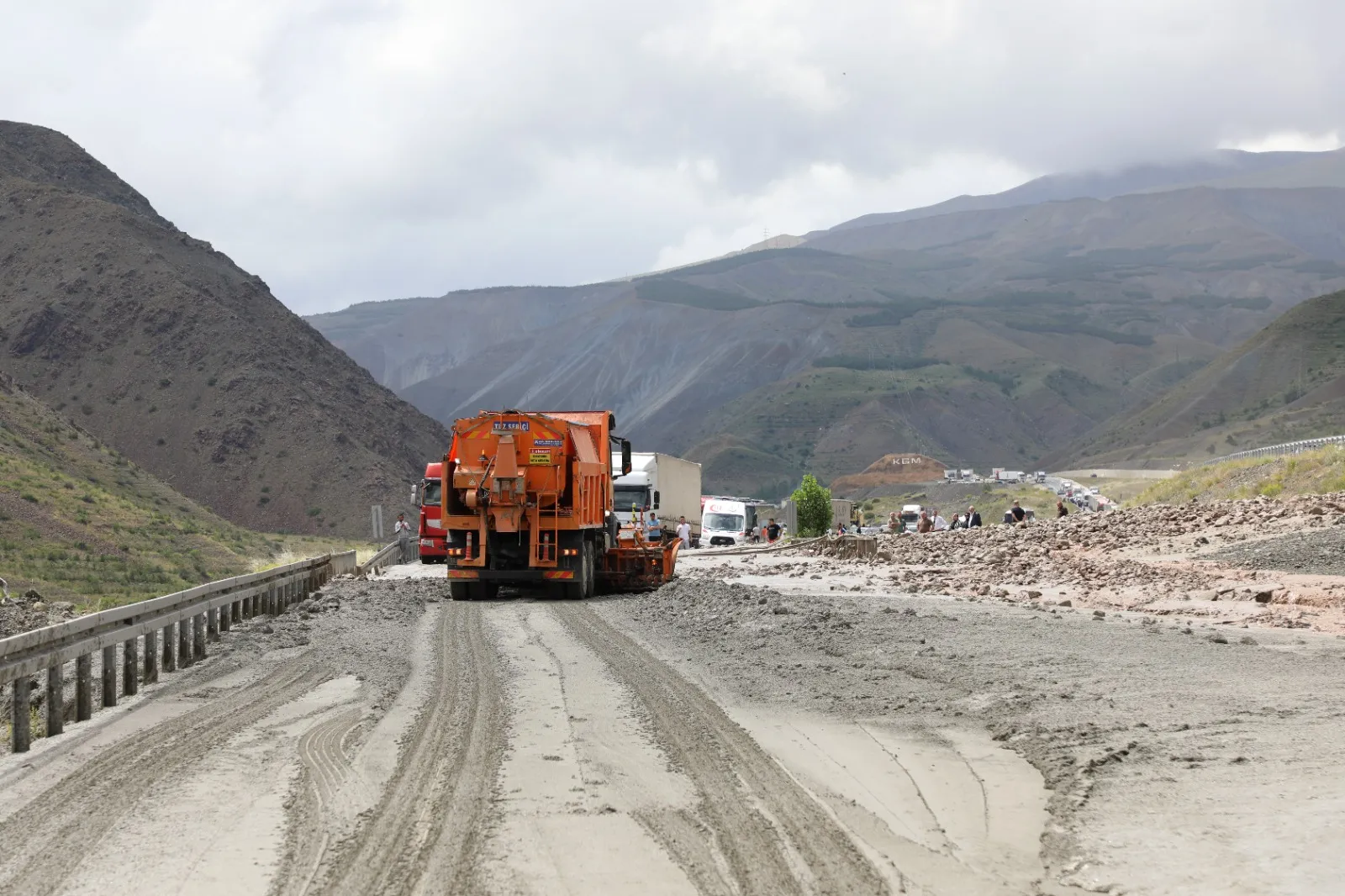 Erzincan'da Heyelan