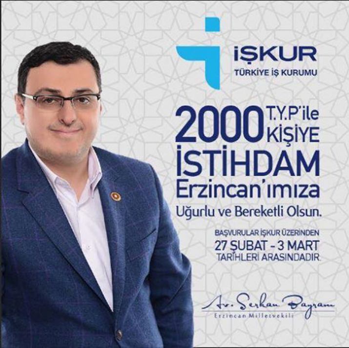 TYP’den 2 Bin Kişi Alınacak