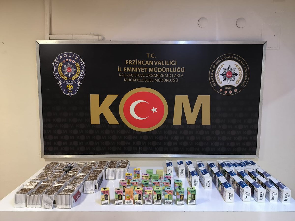Erzincan’da ele geçirildi