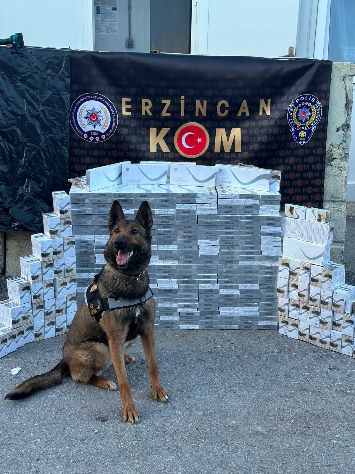 3 bin 400 paket kaçak sigara ele geçirildi