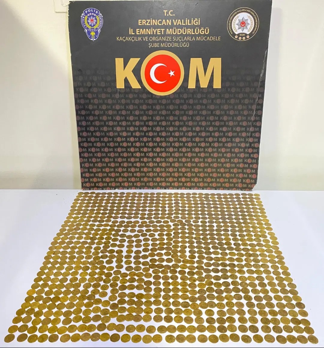 866 Adet Altın Sikke Ele Geçirildi