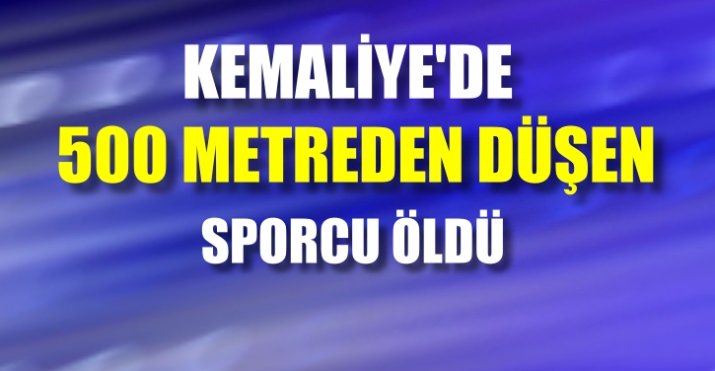 Kemaliye'de feci kaza