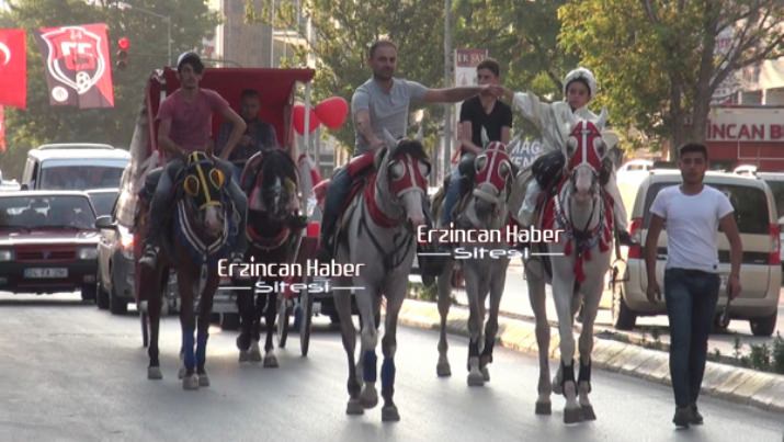Erzincan’da İlginç Konvoy