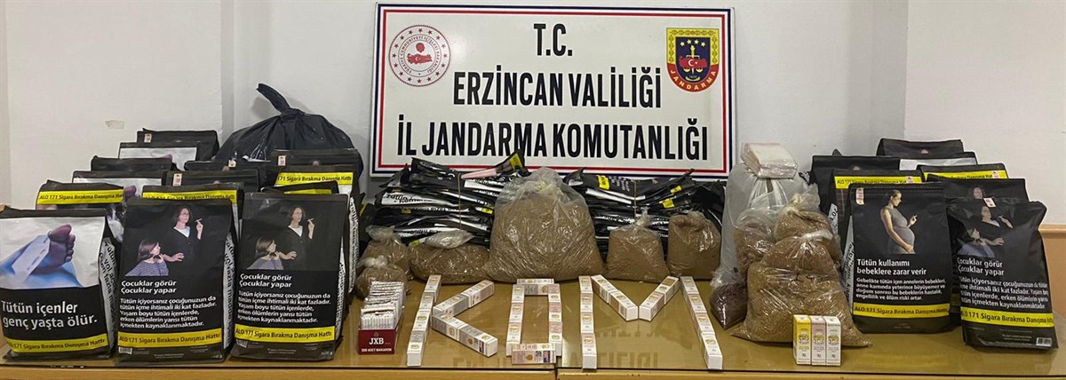 36 kilogram tütün, bandrolsüz sigara ile elektronik sigara kartuşu ele geçirildi