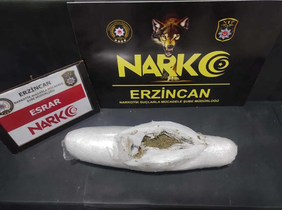 Erzincan’da uyuşturucudan 5 kişi gözaltına alındı