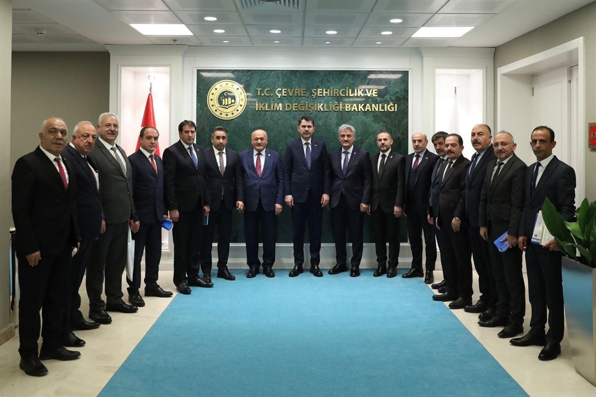 Erzincan Heyetinden Çevre, Şehircilik ve İklim Değişikliği Bakanına Ziyaret