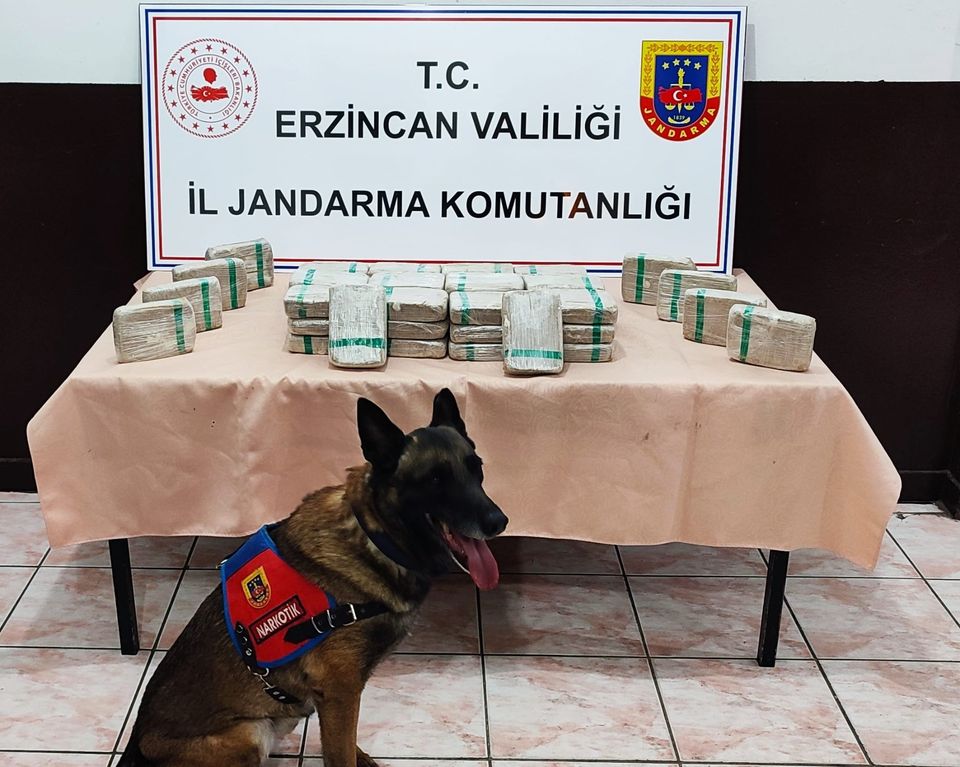 25 kilo 720 gram Eroin maddesi ele geçirildi