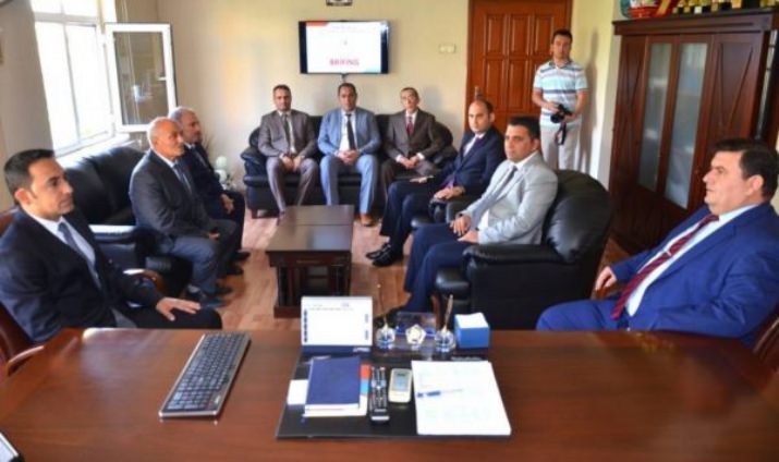Vali Arslantaş, Kamu Kurumlarından Brifing Aldı