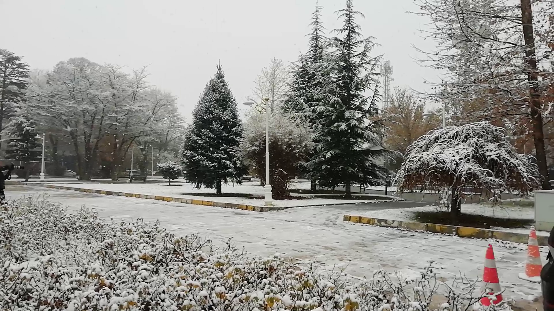 Beklenen Kar Erzincan’da Yağdı
